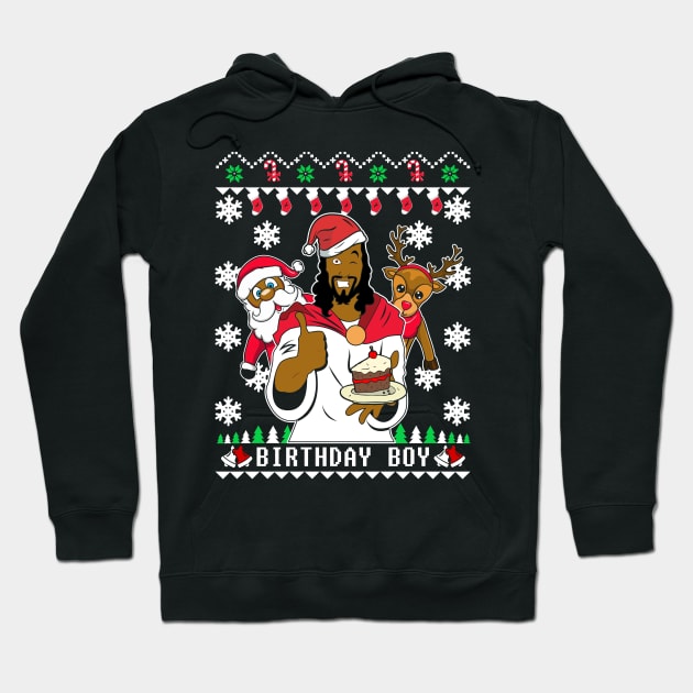 Birthday Boy Ugly Christmas Sweater Hoodie by KsuAnn